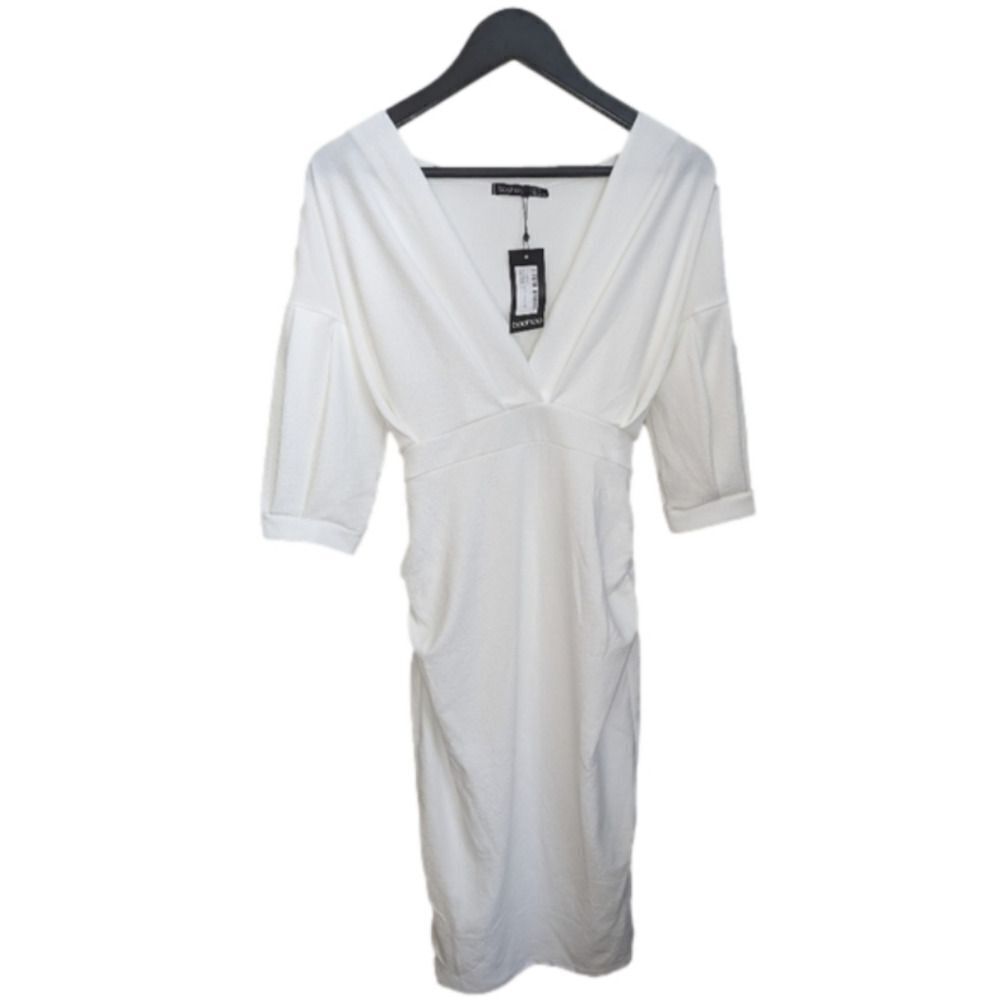 Maternity Off The Shoulder Wrap Dress